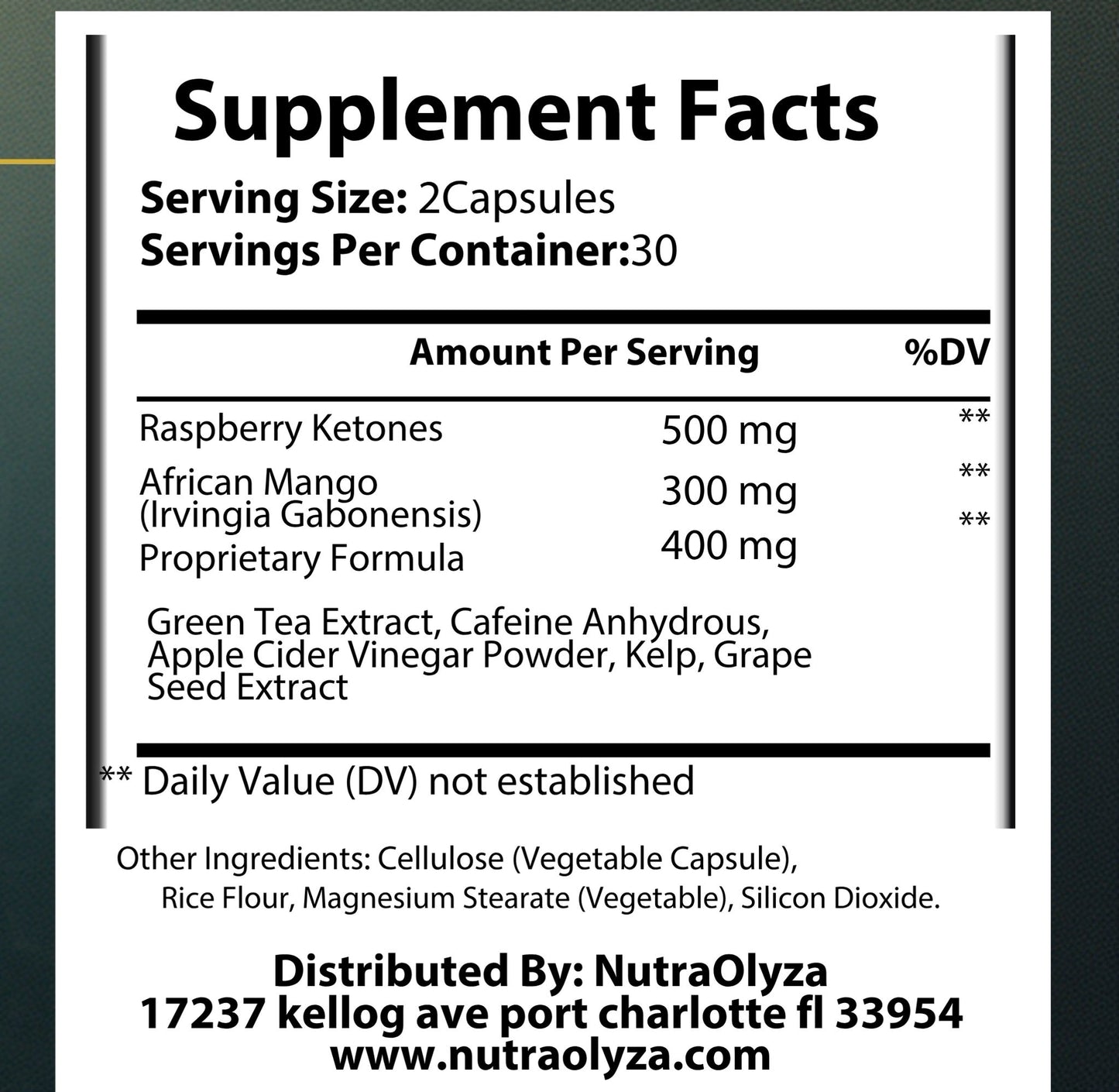 NutraOlyza KetoShape – Natural Weight Loss Support